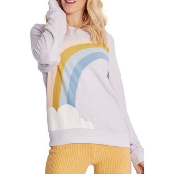 WildFox 💋🦊 Color Cloud Baggy Beach Jumper Sweatshirt Size XS NWOT - Picture 6 of 8